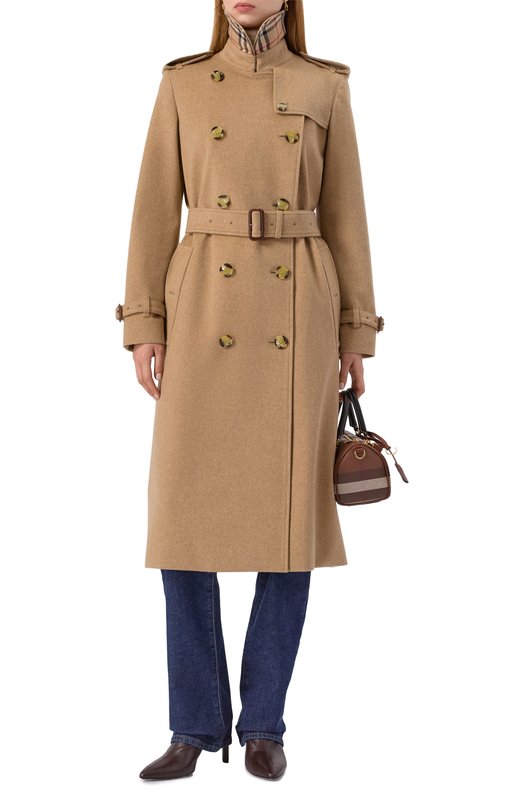 Кашемировый тренч Burberry 8110787 Бежевый  8110787 Фото 2