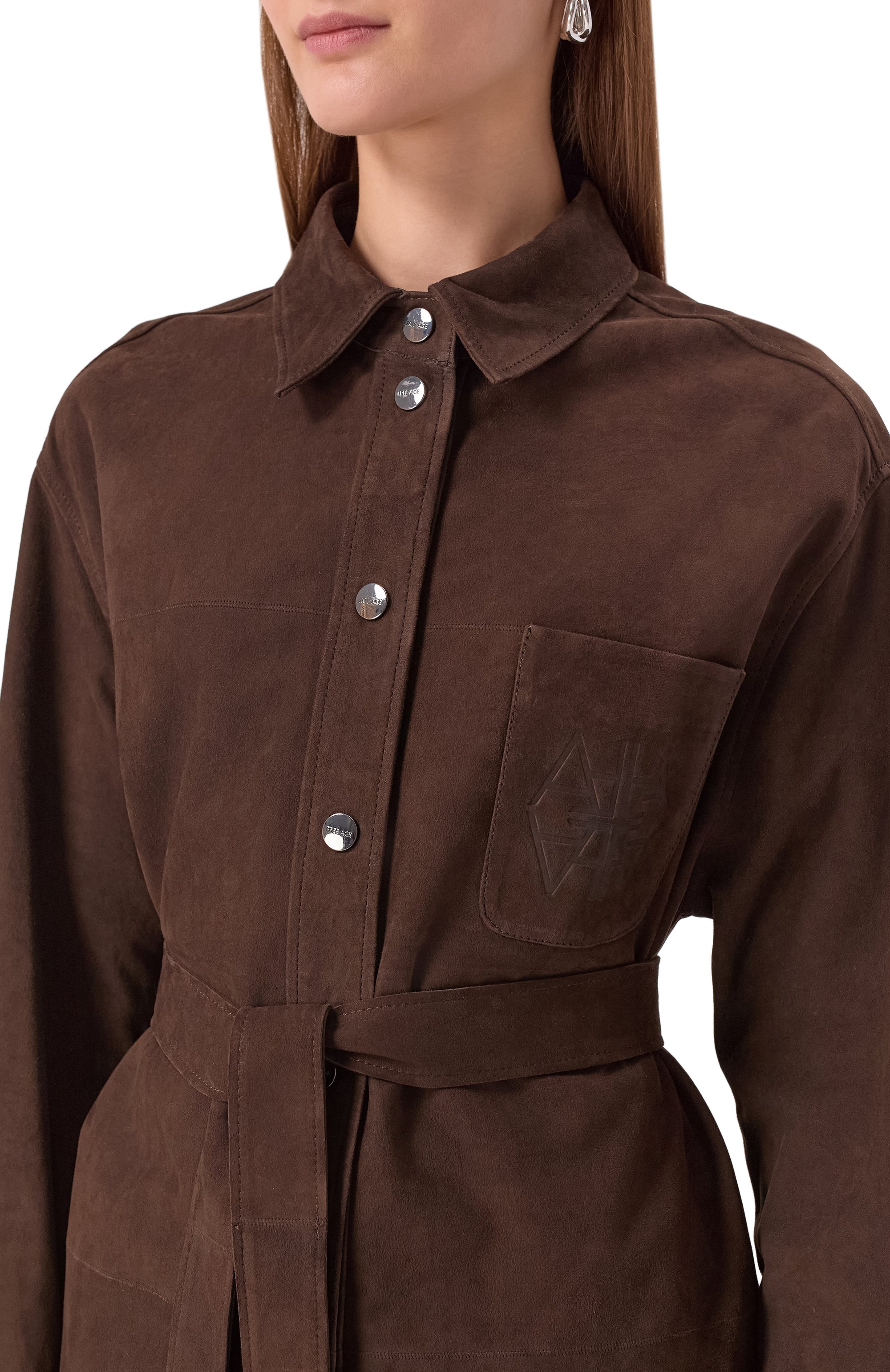 Замшевая рубашка FREEAGE, арт. B1046S, фото 5