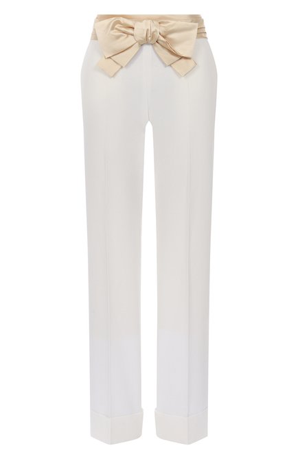 Женские брюки из хлопка и льна VALENTINO, арт. 7B3RB6F4/8T1