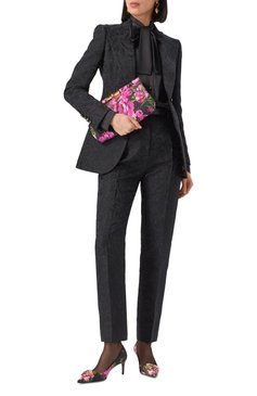 Женский клатч marlene DOLCE & GABBANA разноцветного цвета, арт. BB7672/A6N03 | Фото 7 (Размер: medium; Материал: Текстиль; Женское Кросс-КТ: Клатч-клатчи, Вечерняя сумка)