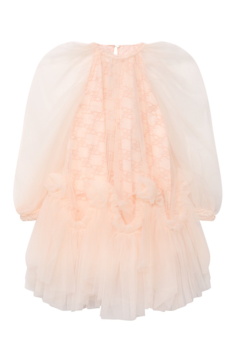 Платье FENDI розового цвета по цене 79950 руб., арт. JFB484/AEXX/3A-6A, фото 1 Платье FENDI, арт. JFB484/AEXX/3A-6A, фото 1