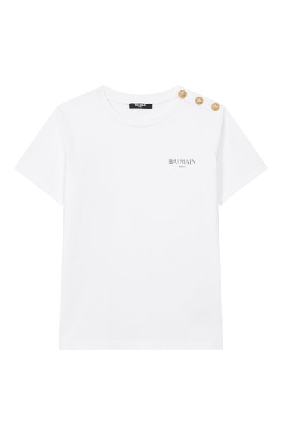 Хлопковая футболка BALMAIN, арт. BY8Q21