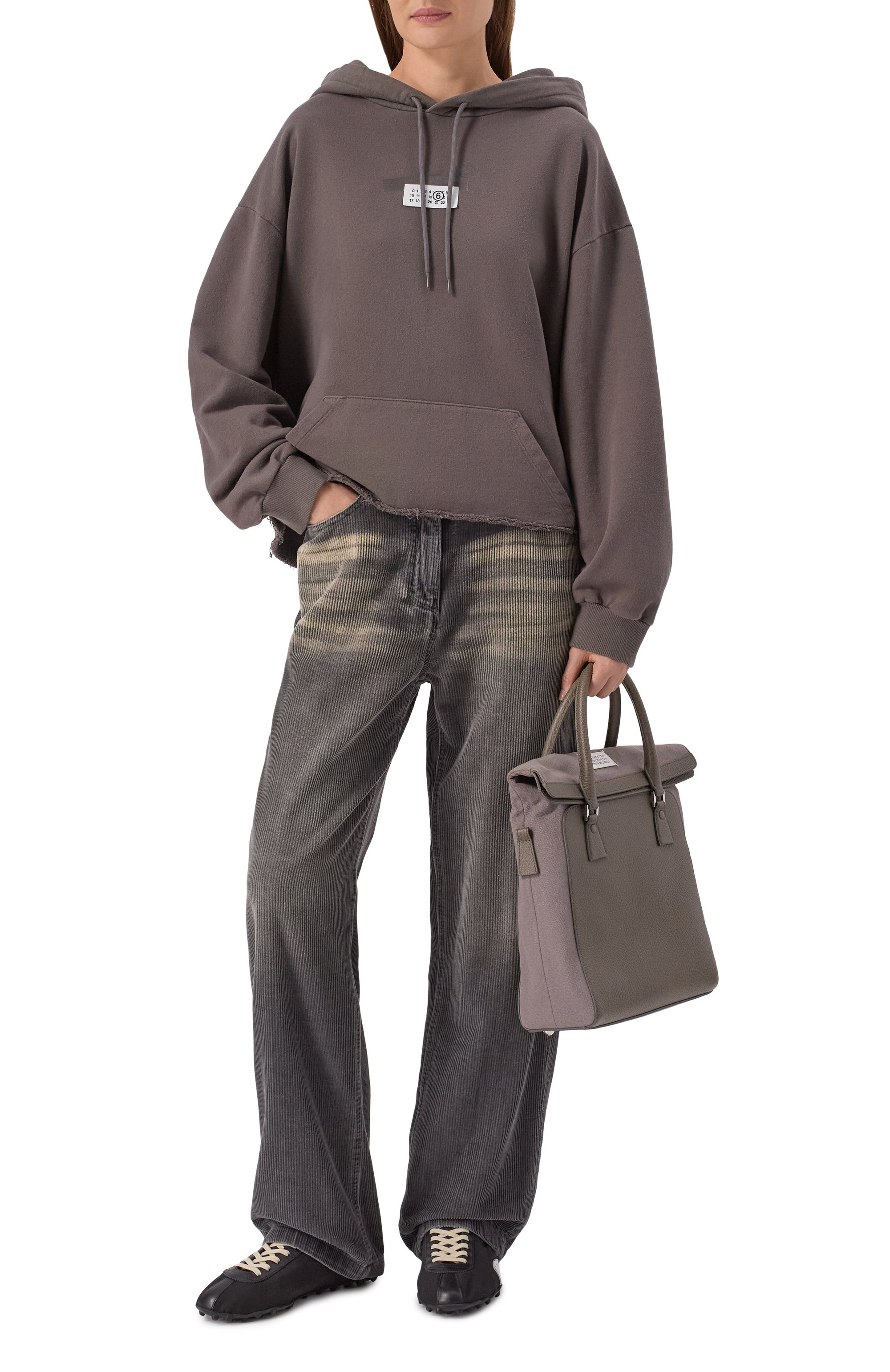 Хлопковое худи MM6, арт. S62GU0142/M25024, фото 2