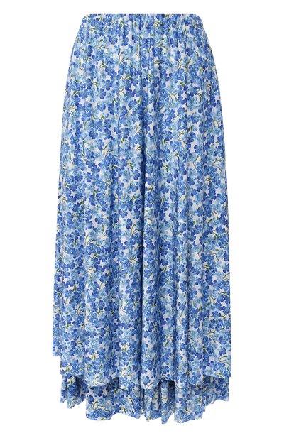 Женская юбка с принтом VETEMENTS, арт. SS20SK286 2615/W/BLUE/WHITE FL0WERS