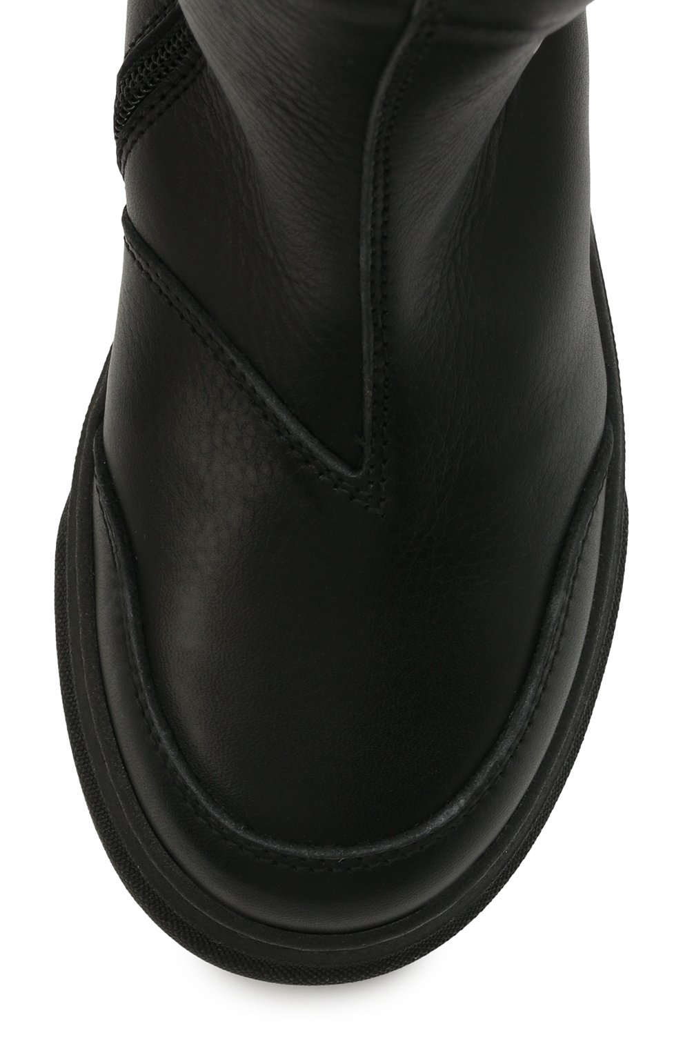 Кожаные ботинки MM6 черного цвета по цене 37900 руб., арт. 68974/B0MBER/36-41, фото 4 Кожаные ботинки MM6, арт. 68974/B0MBER/36-41, фото 4