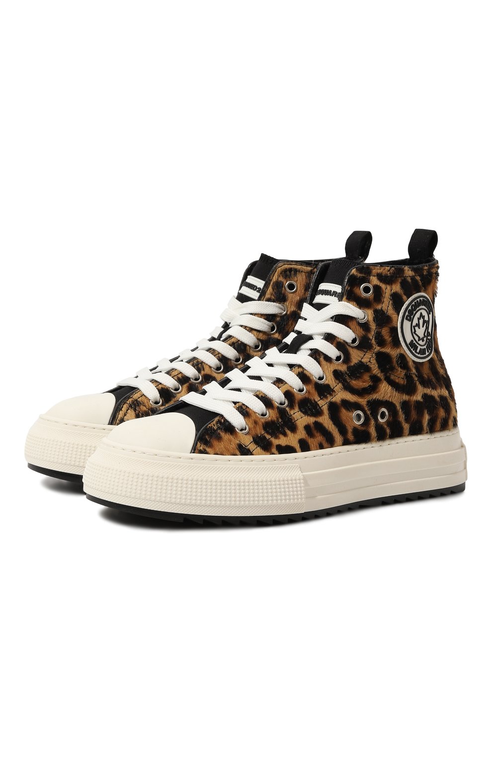 Кожаные кеды berlin DSQUARED2, арт. SNW0308/01506782, фото 1