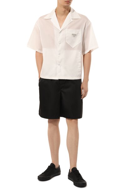 Текстильные кеды PRADA, арт. 2EG323-3LFV-F0002, фото 2