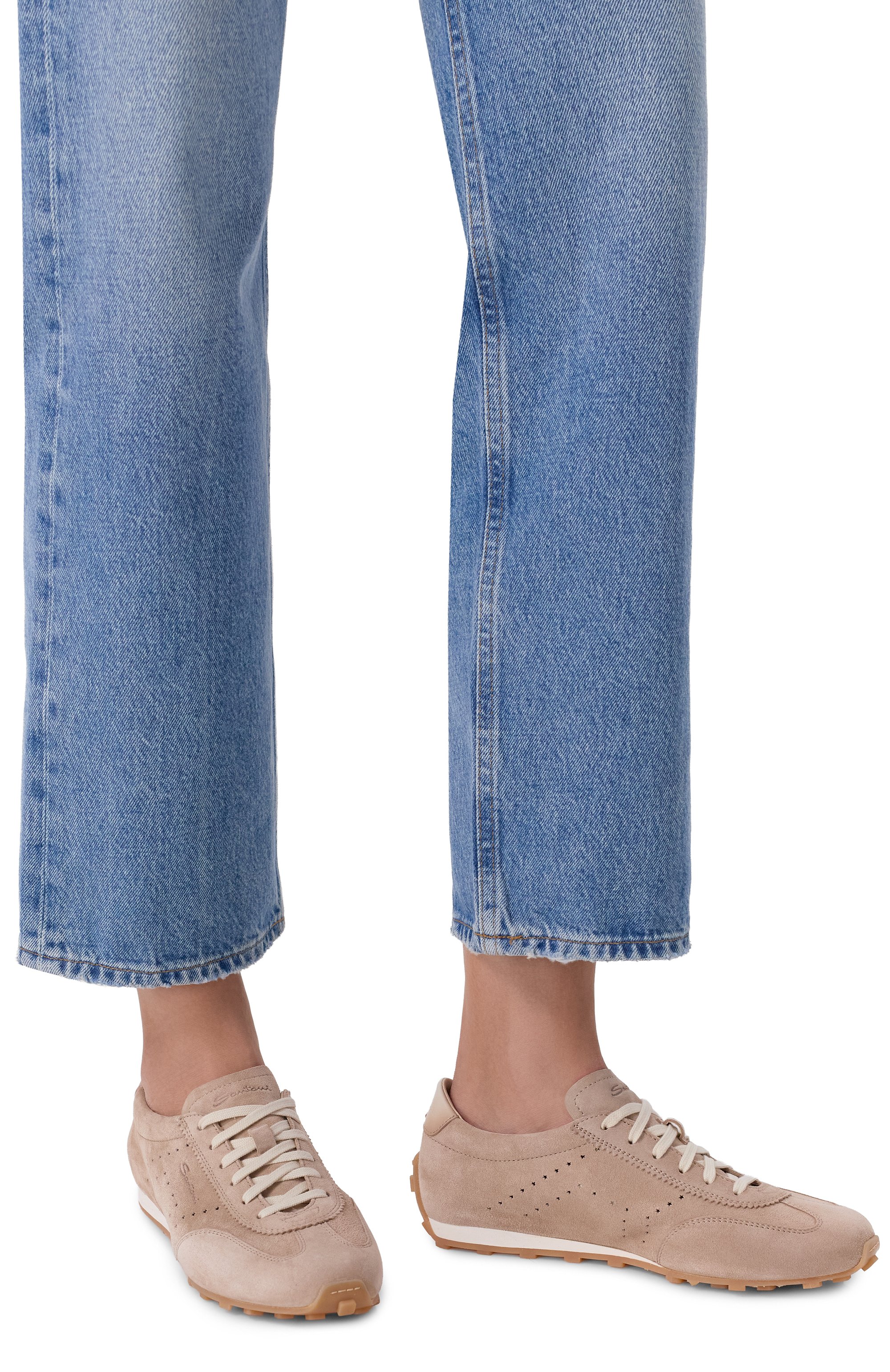 Замшевые кроссовки SANTONI, арт. WBGG61356BIFTTKR, фото 2