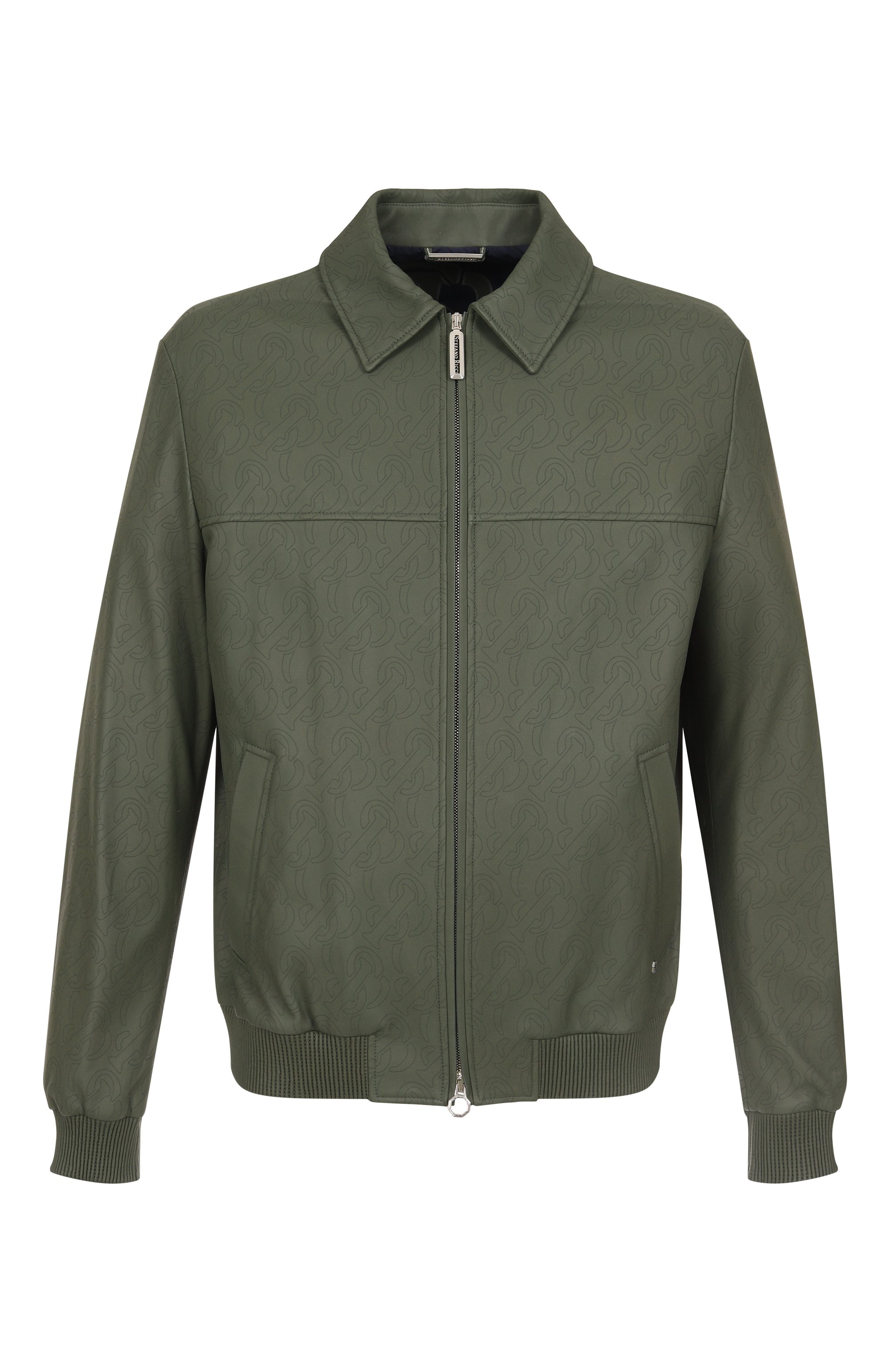 Кожаный бомбер STEFANO RICCI зеленого цвета по цене 919500 руб., арт. M7J5100176/NPVESR, фото 1 Кожаный бомбер STEFANO RICCI, арт. M7J5100176/NPVESR, фото 1