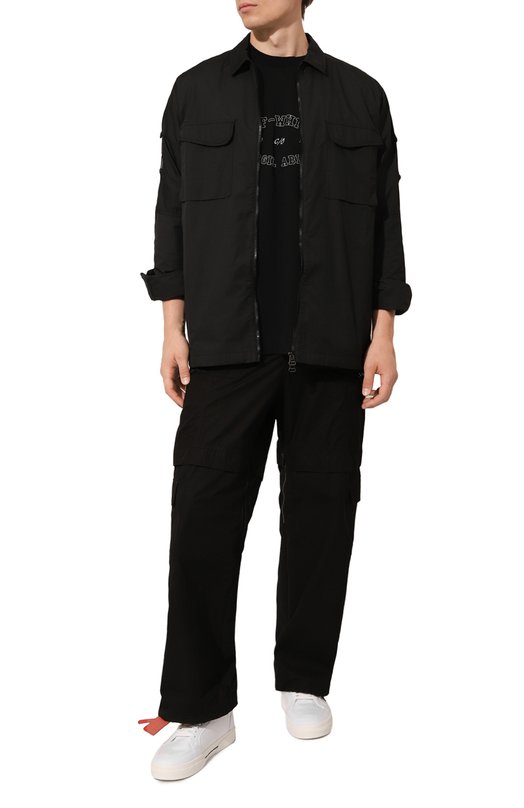Текстильные кеды New Vulcanized Off-White 0MIA293C99FAB001 Белый  0MIA293C99FAB001 Фото 2