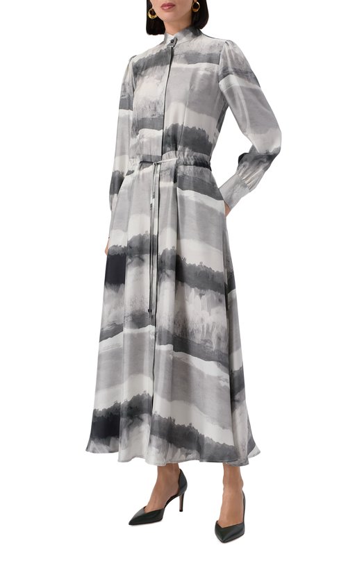 Шелковое платье Kiton D52302K0535G01 Серый  D52302K0535G01 Фото 3