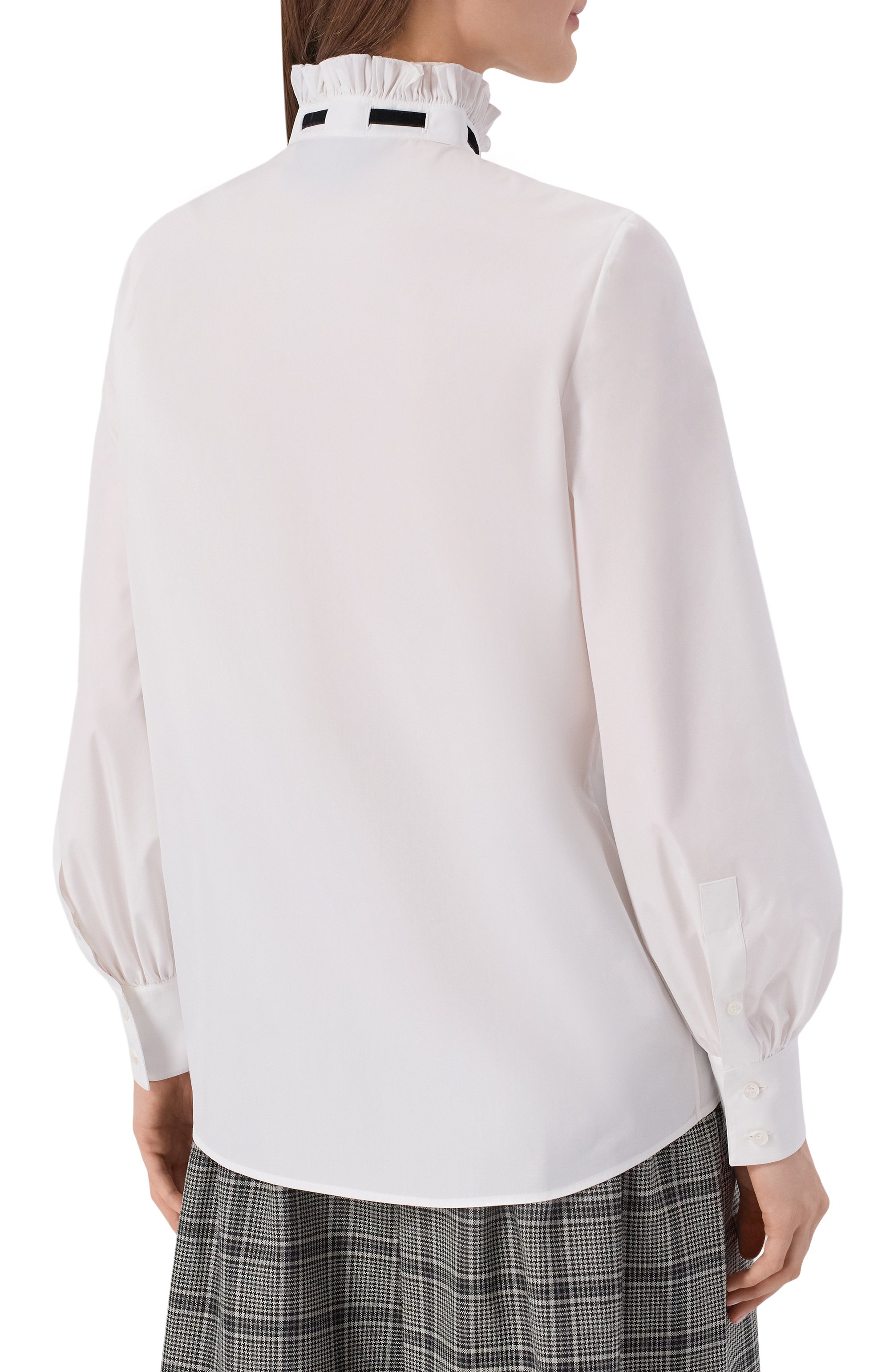 Хлопковая рубашка VALENTINO, арт. 8B3AB845/4HP, фото 4