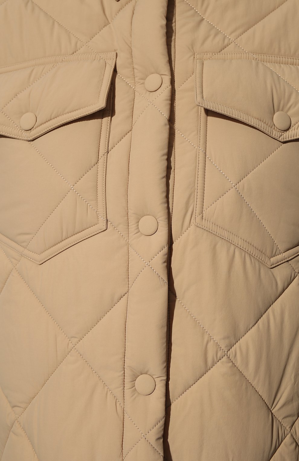 Стеганая куртка STELLA MCCARTNEY бежевого цвета по цене 108500 руб., арт. 604286/STB04, фото 5 Стеганая куртка STELLA MCCARTNEY, арт. 604286/STB04, фото 5