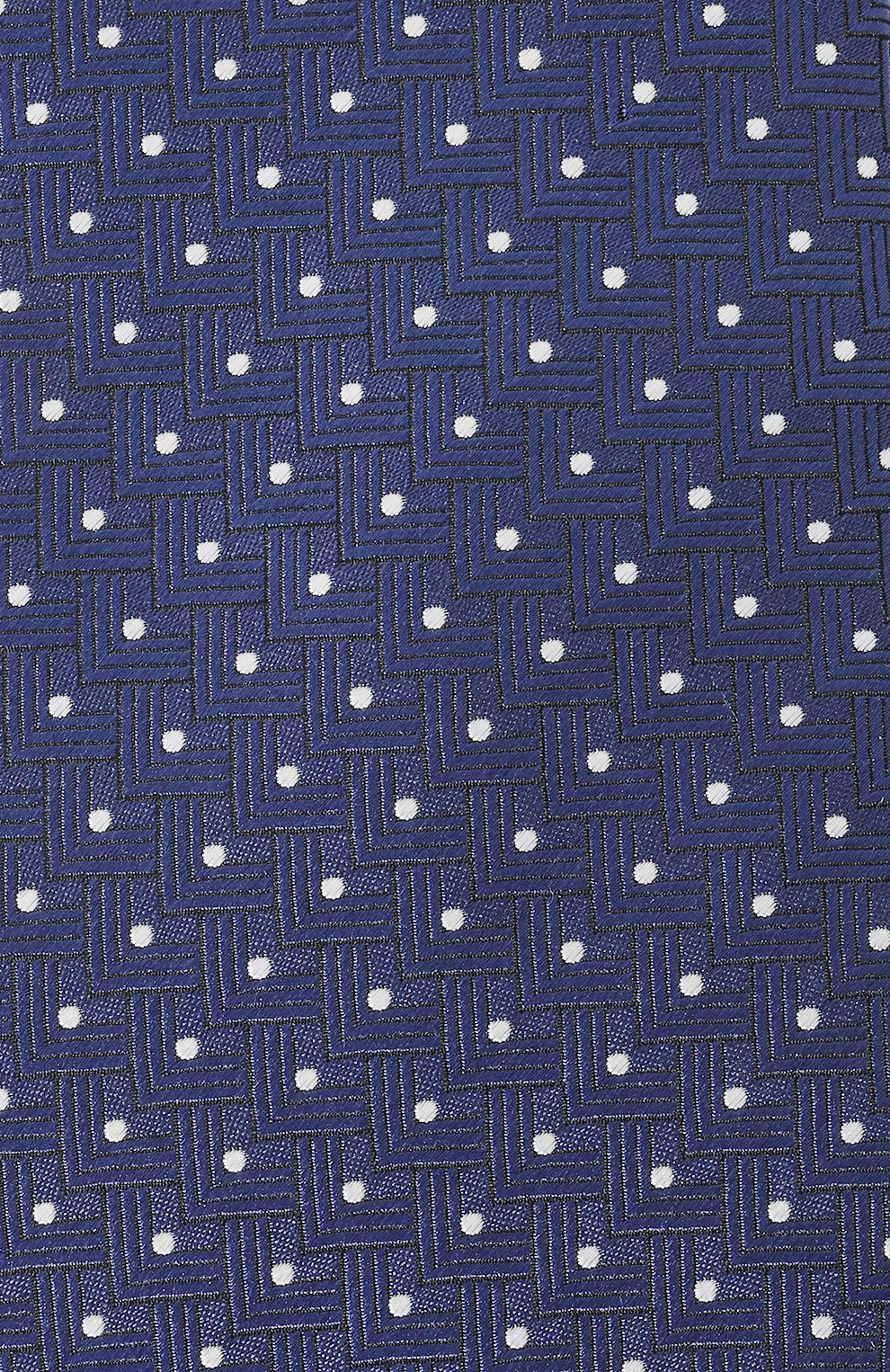 Шелковый галстук LANVIN синего цвета по цене 15000 руб., арт. TIE/2068, фото 4 Шелковый галстук LANVIN, арт. TIE/2068, фото 4