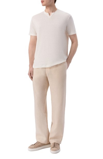 Мужская льняная футболка PAUL&SHARK, арт. 26411050