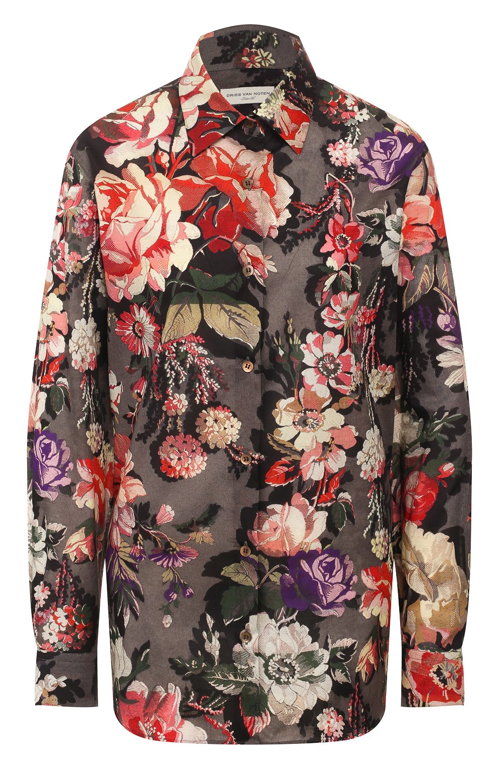 Хлопковая рубашка DRIES VAN NOTEN, арт. 201-30758-9400, фото 1