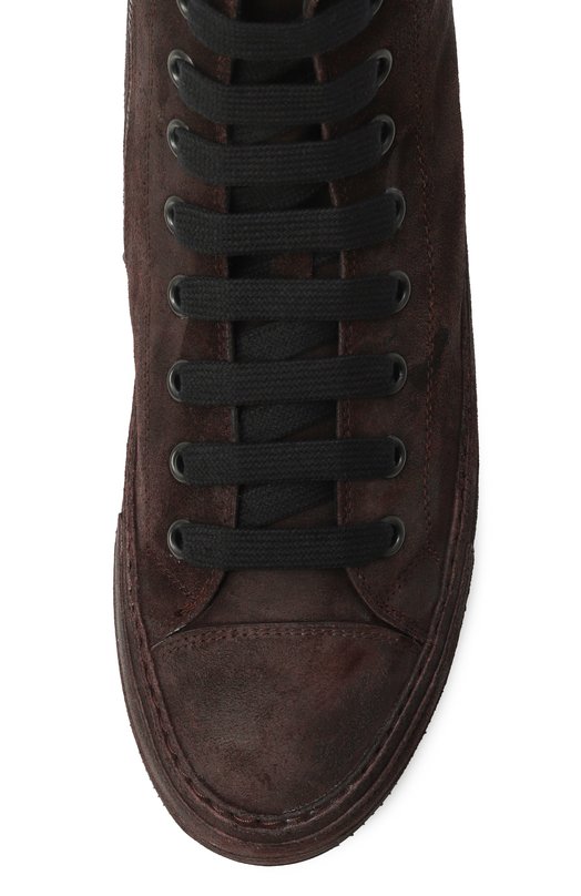 Замшевые кеды Orvo Ann Demeulemeester B0012570/LT182 Коричневый  B0012570/LT182 Фото 6
