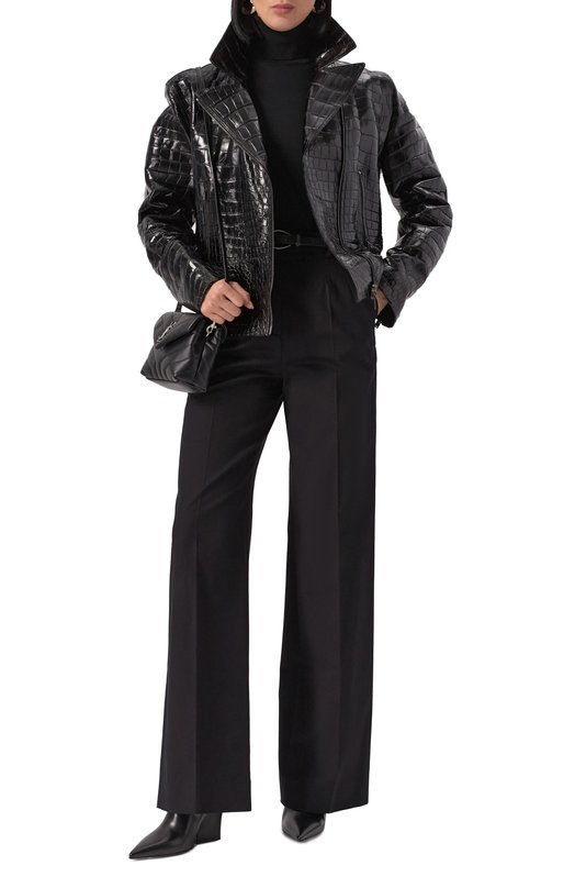 Хлопковые брюки Dolce & Gabbana FTC20T/GDCDD Чёрный  FTC20T/GDCDD Фото 2