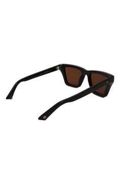 Женские солнцезащитные очки G.O.D. EYEWEAR черного цвета, арт. TWENTY BLACK W/BR0WN LENS | Фото 4 (Тип очков: С/з; Материал: Пластик; Нос: Не проставлено; Региональные ограничения белый список (Axapta Mercury): Не проставлено; Оптика Гендер: оптика-женское; Очки форма: Квадратные)