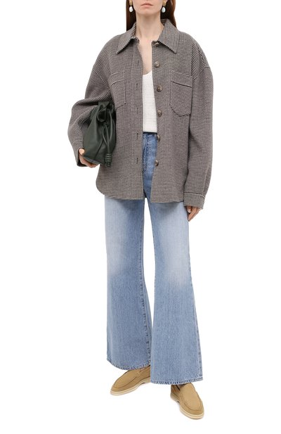 Зам шевые лоферы summer walk LORO PIANA, арт. FAI1392, фото 2