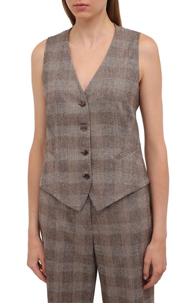 Жилет из шерсти и кашемира KITON, арт. D47456K0512A, фото 3