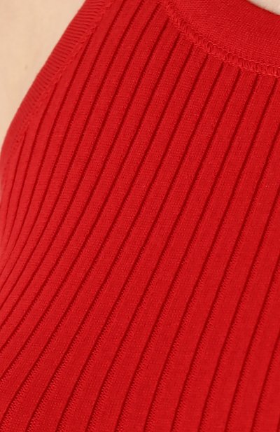 Однотонный хлопковый топ фактурной вязки RALPH LAUREN, арт. 290710192, фото 5