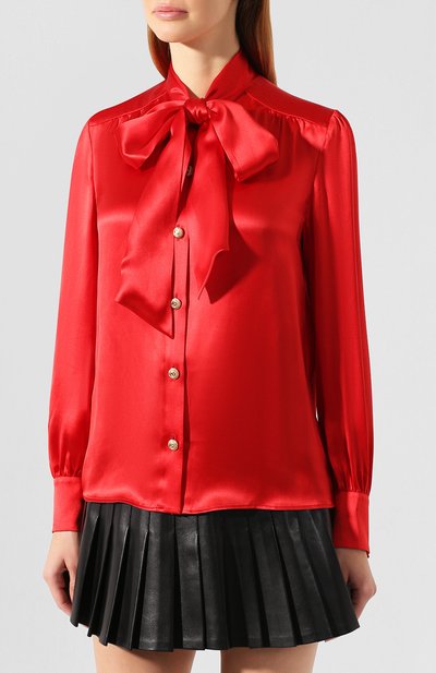 Блузка из смеси шелка и вискозы GUCCI, арт. 595160/ZIM67, фото 3