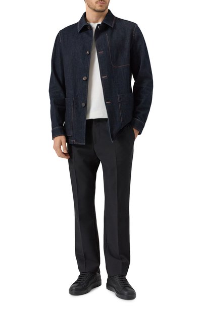 Джинсовый пиджак CORNELIANI, арт. 26X5C1-2620123, фото 2