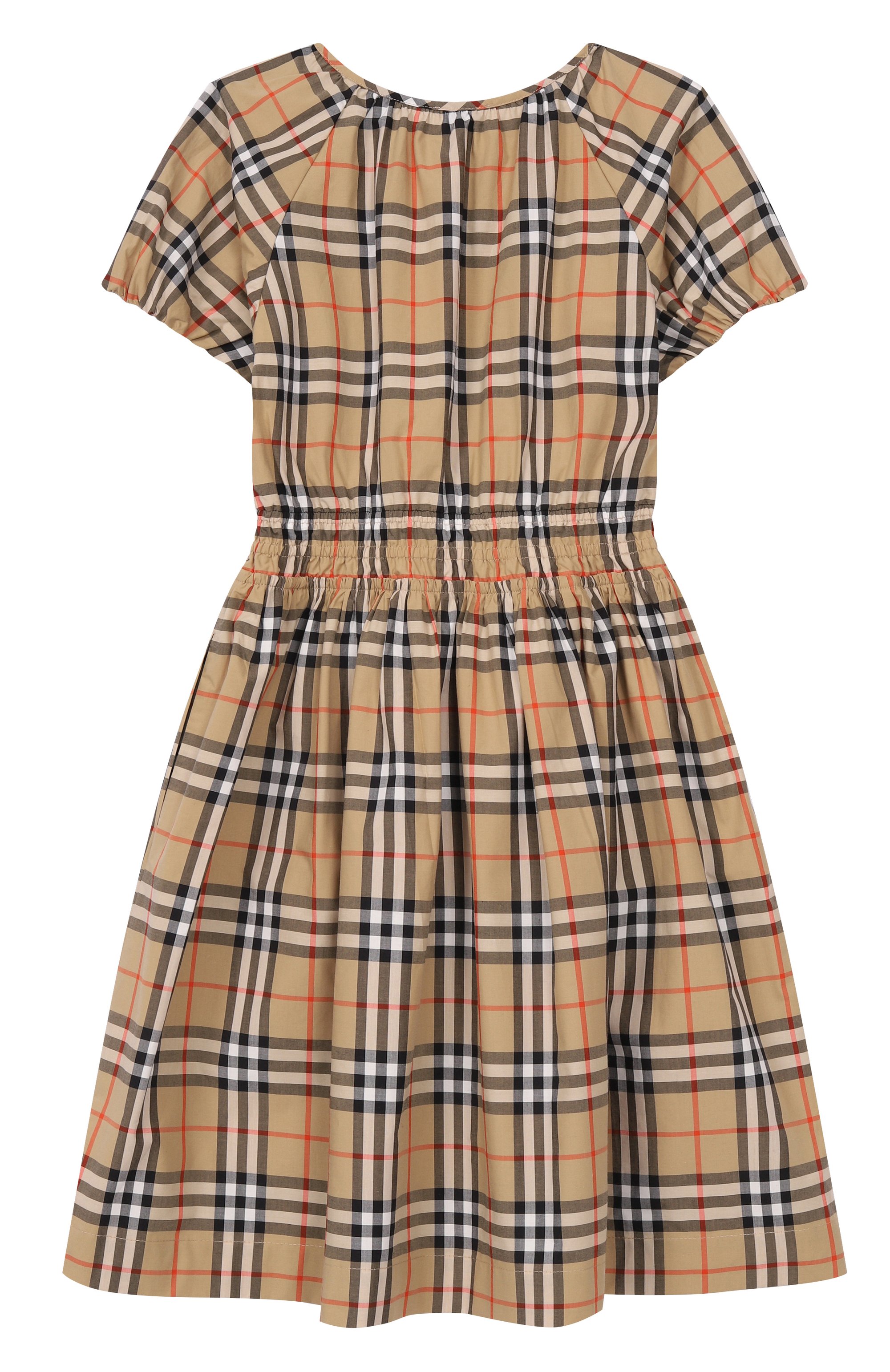 Хлопковое платье BURBERRY бежевого цвета по цене 54650 руб., арт. 8117137, фото 2 Хлопковое платье BURBERRY, арт. 8117137, фото 2