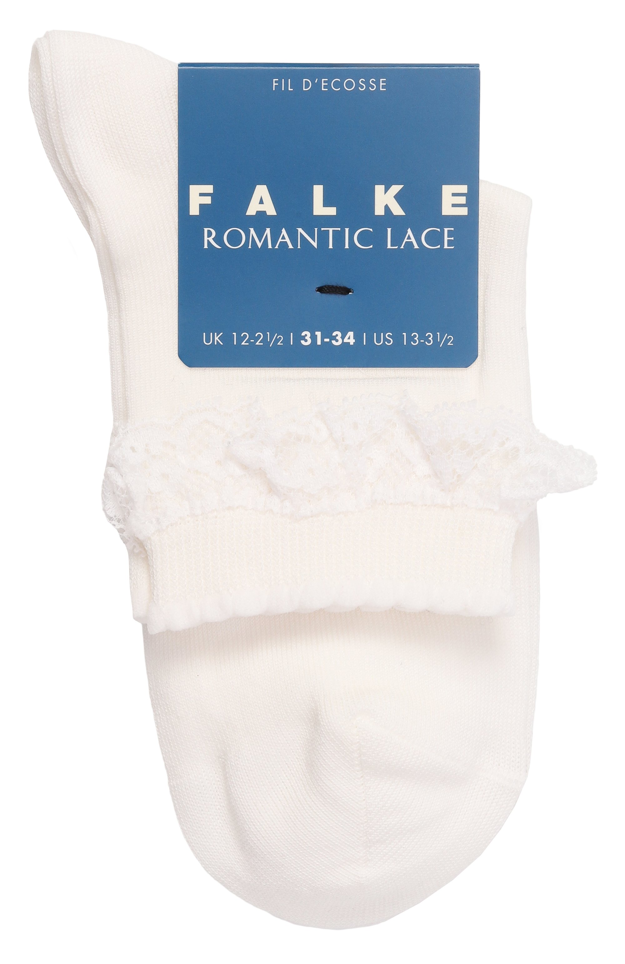 Хлопковые носки FALKE белого цвета по цене 2350 руб., арт. 12141, фото 1 Хлопковые носки FALKE, арт. 12141, фото 1