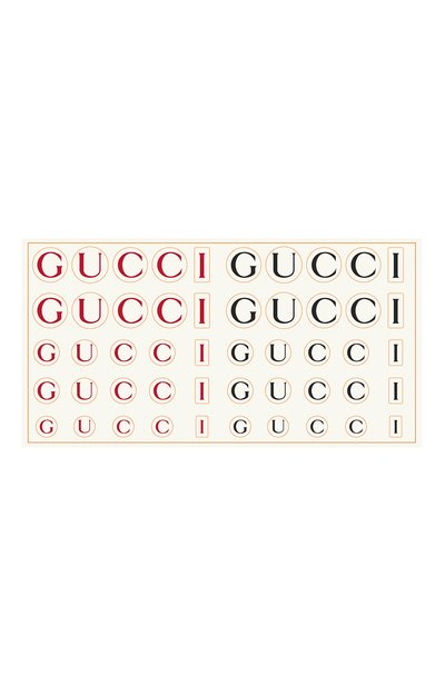 Стикеры для дизайна ногтей nail art stickers GUCCI бесцветного цвета по цене 2890 руб., арт. 3616303323035, фото 4 Стикеры для дизайна ногтей nail art stickers GUCCI, арт. 3616303323035, фото 4