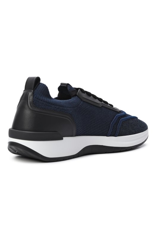 Текстильные кроссовки Brioni QHM20L/PD903 Синий  QHM20L/PD903 Фото 4