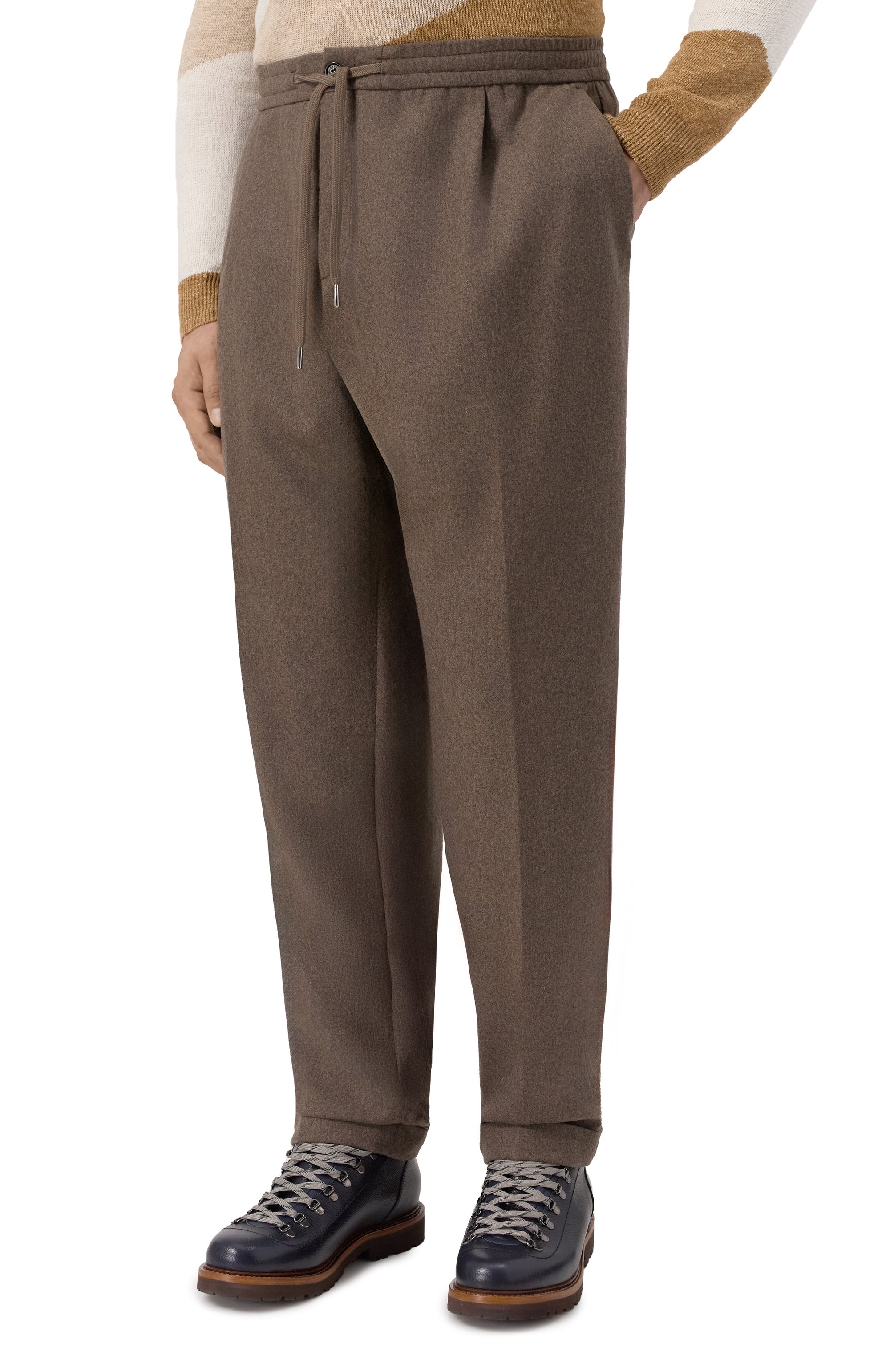 Брюки PAUL&SHARK коричневого цвета по цене 48800 руб., арт. 15314077/62, фото 3 Брюки PAUL&SHARK, арт. 15314077/62, фото 3