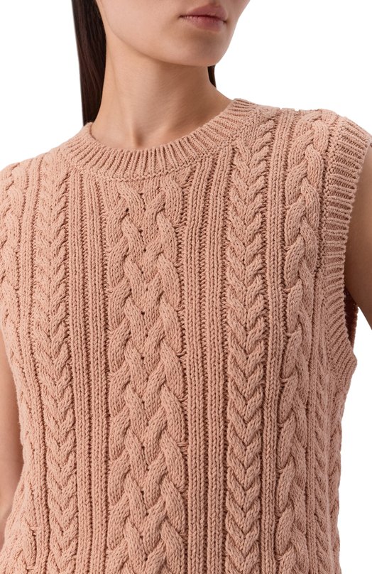 Хлопковый жилет 12 STOREEZ 137171 Бежевый  137171 Фото 5