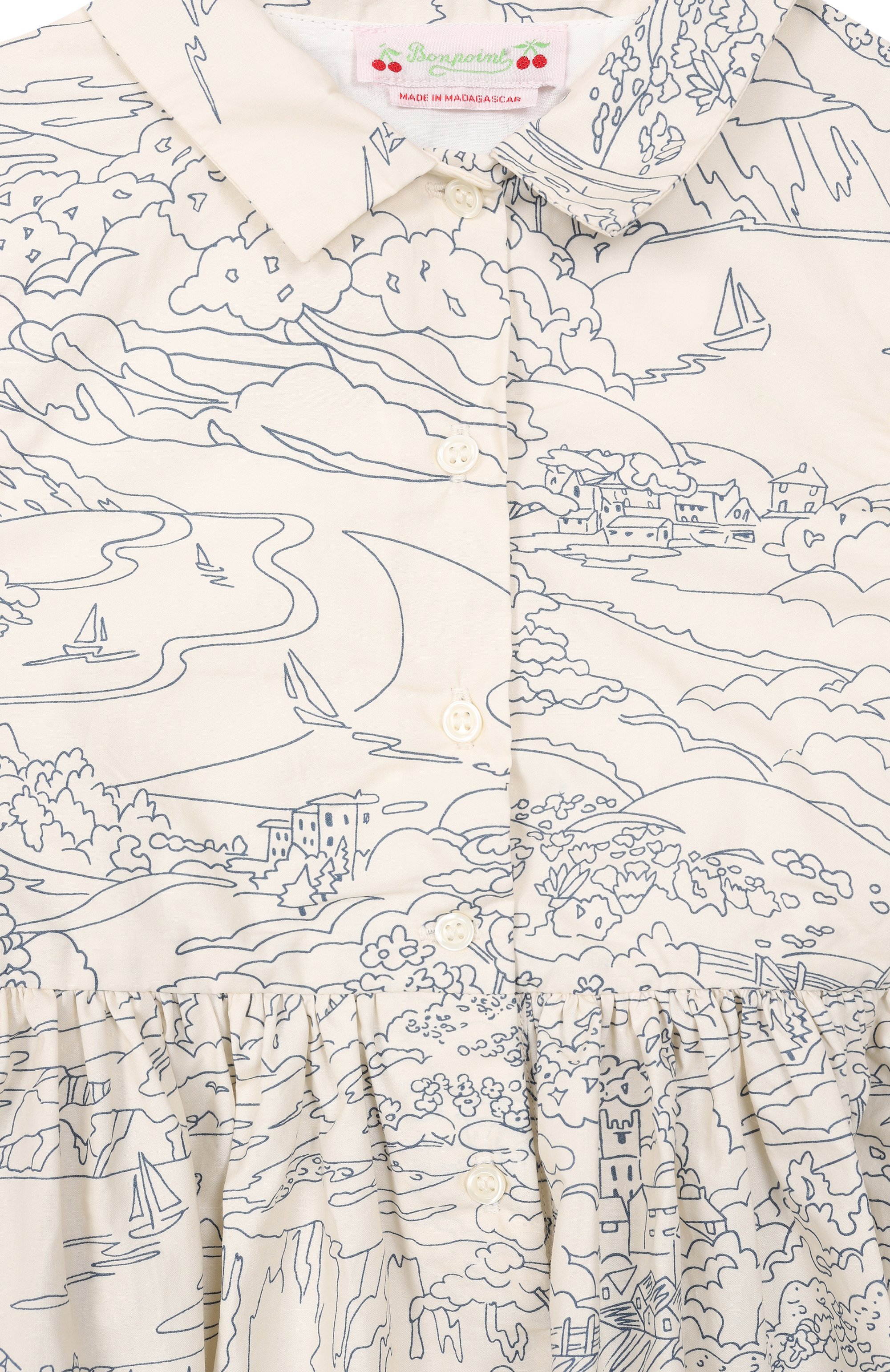 Хлопковое платье BONPOINT, арт. S06GDRW00048/4A-8A, фото 3