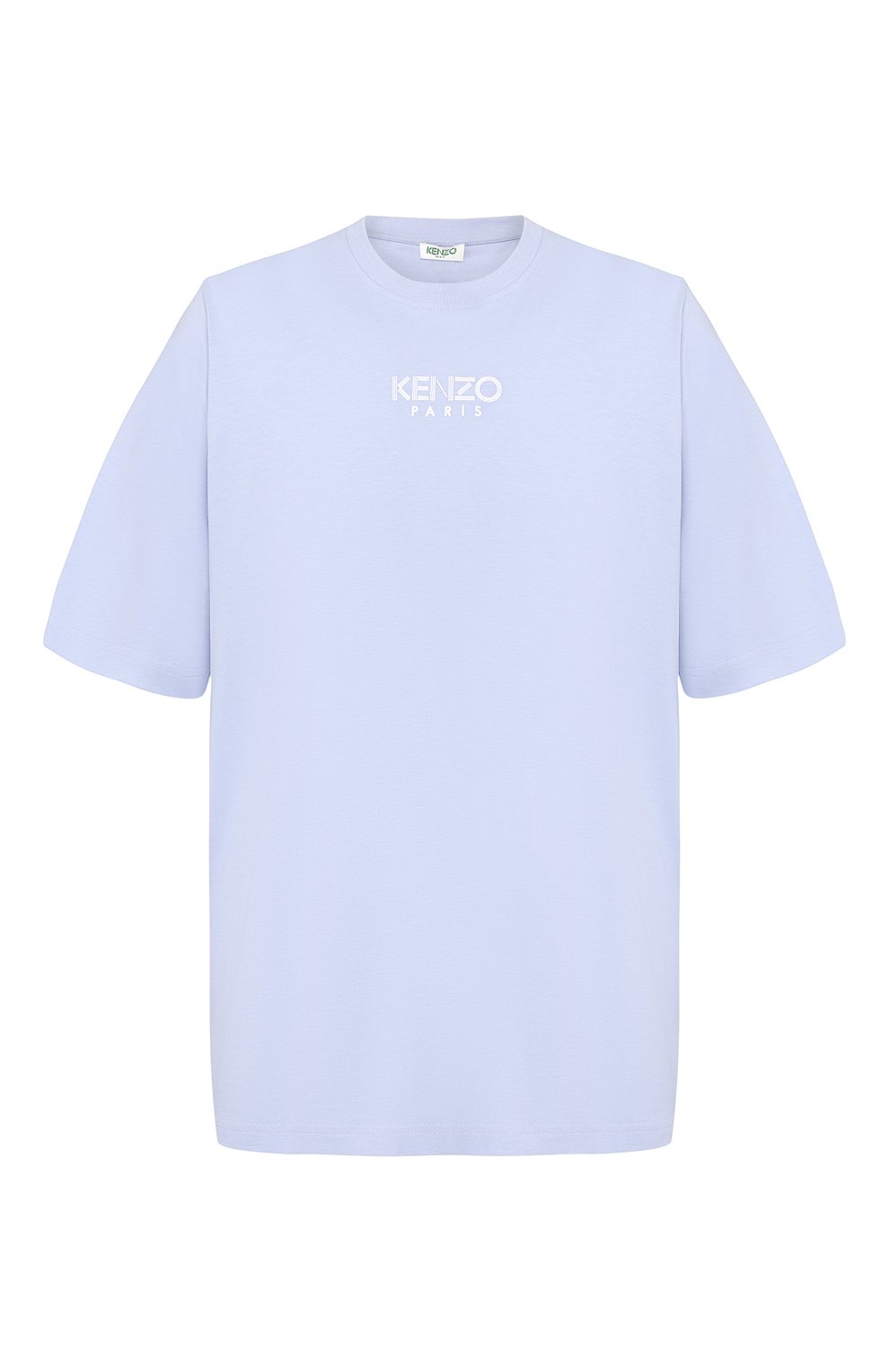 Хлопковая футболка KENZO сиреневого цвета по цене 10750 руб., арт. FA55TS5024AB, фото 1 Хлопковая футболка KENZO, арт. FA55TS5024AB, фото 1