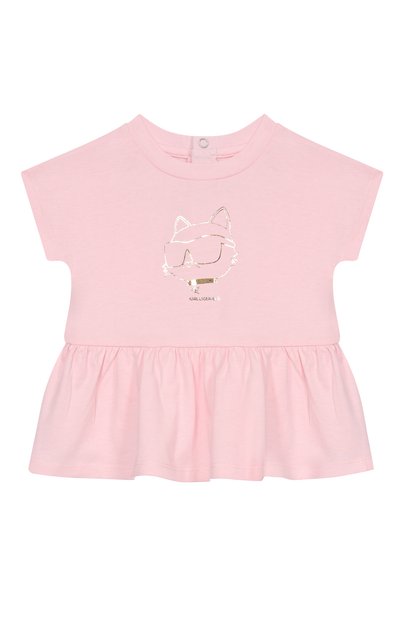Комплект из платья и легинсов KARL LAGERFELD KIDS, арт. Z31044