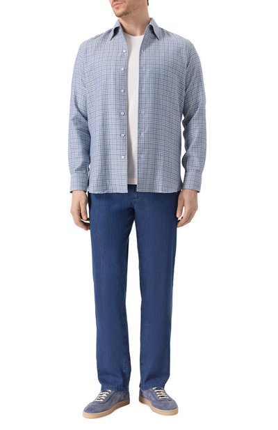 Рубашка из хлопка и кашемира MVST, арт. M0RBIDA/CANNES/SQUARED/505, фото 2