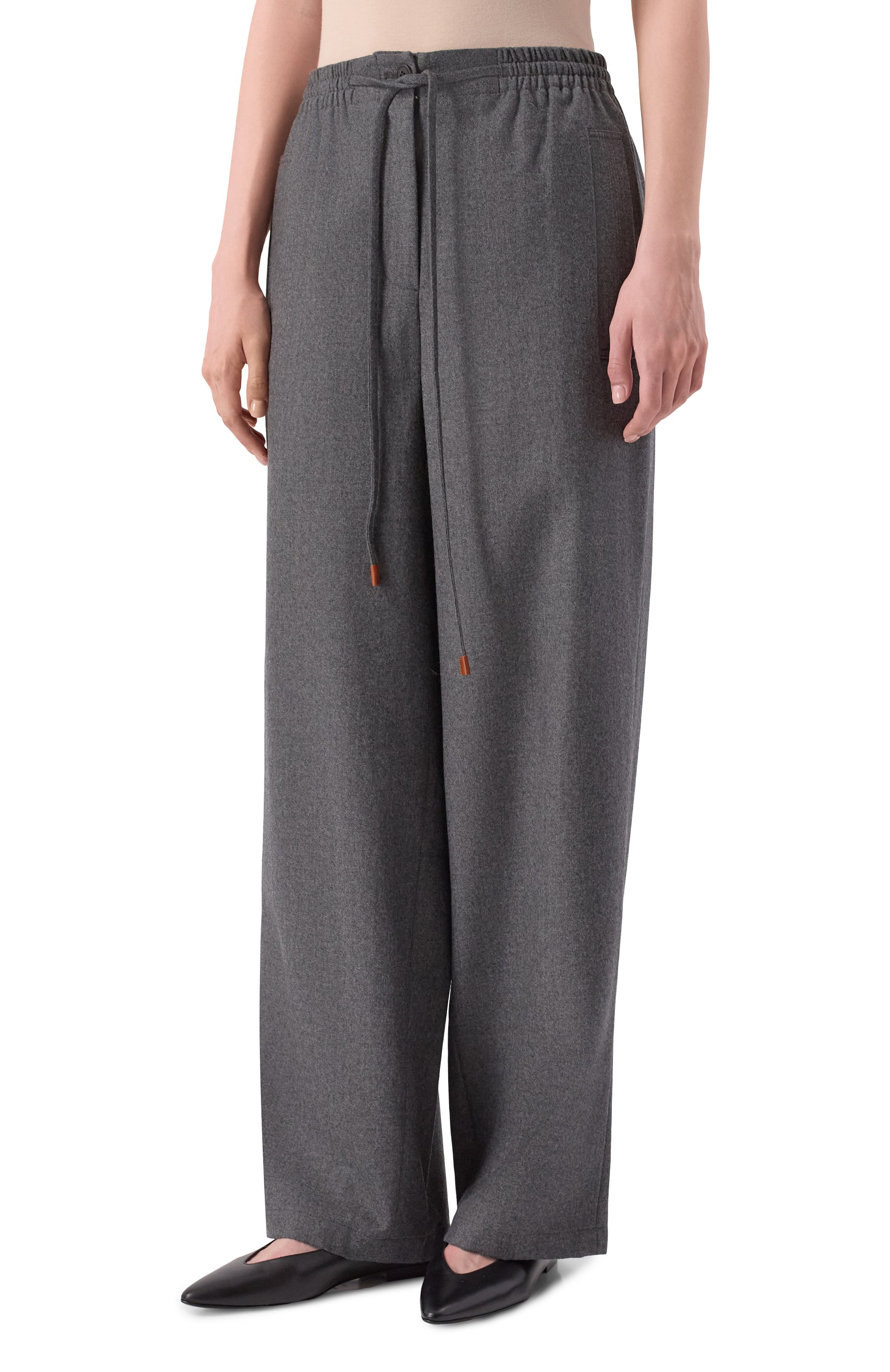 Шерстяные брюки LE17SEPTEMBRE, арт. LS2579PT002EGR, фото 3