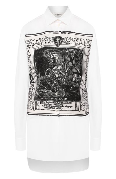 Женская шелковая рубашка LANVIN, арт. RW-T0603T-4180-H19