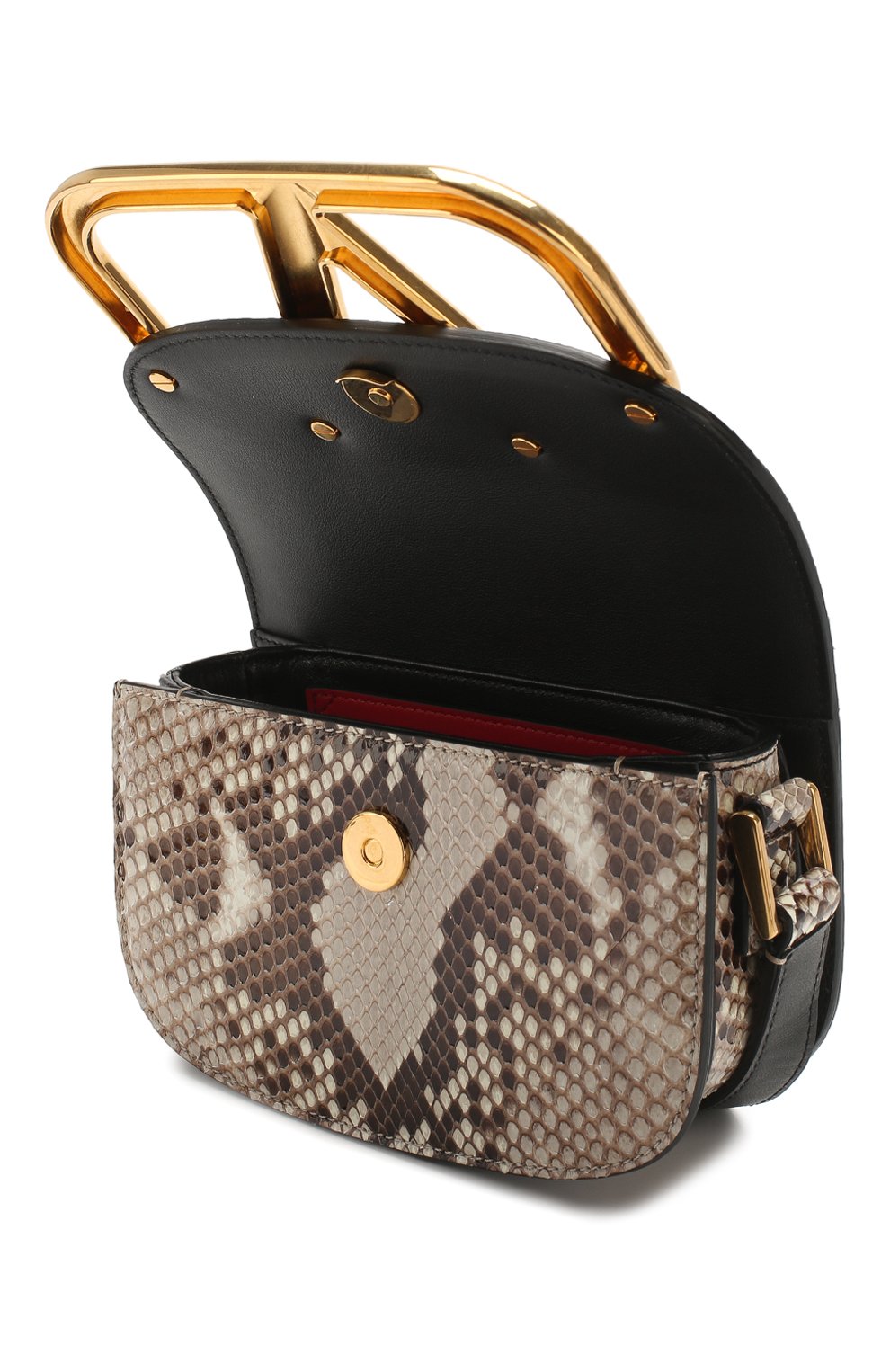 Сумка supervee из кожи питона VALENTINO, арт. TW0B0G45/HSY/PRET, фото 4