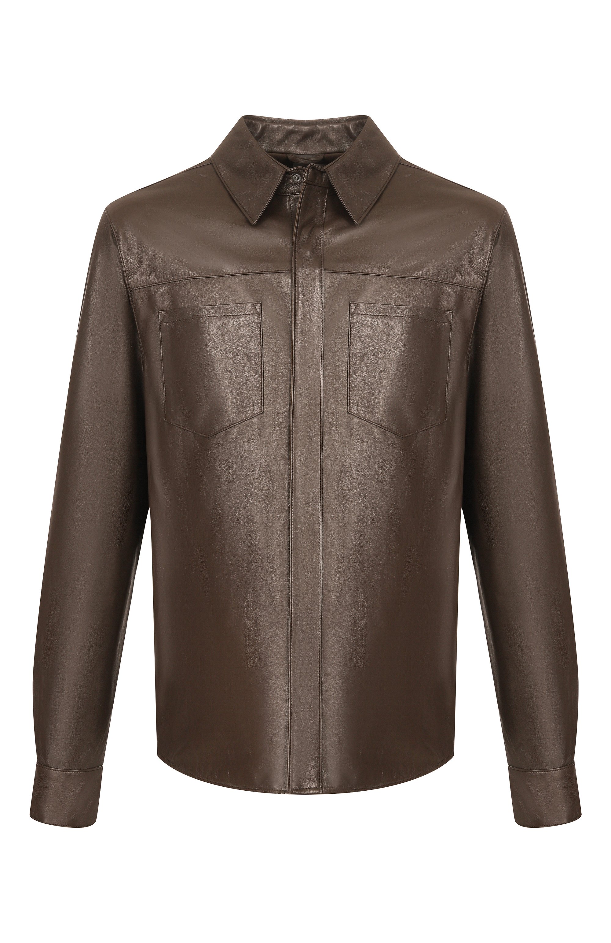Кожаная рубашка GIORGIO BRATO, арт. GU26S9812NAPSTM, фото 1