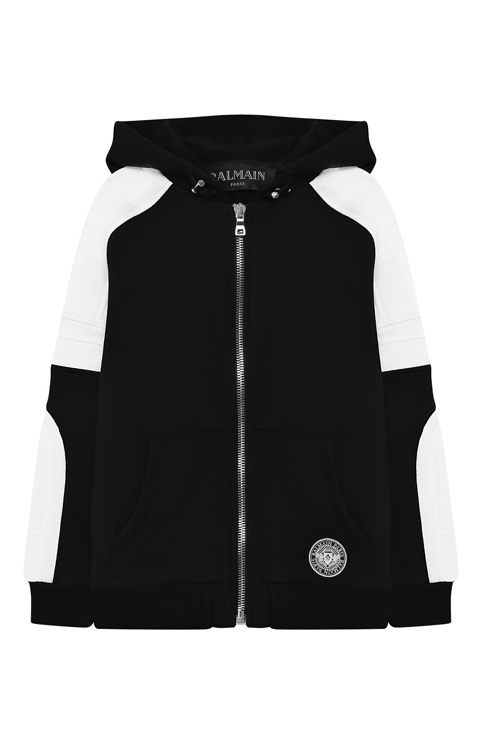 Хлопковый кардиган с капюшоном BALMAIN, арт. 6K4510/KX070/12-16, фото 1