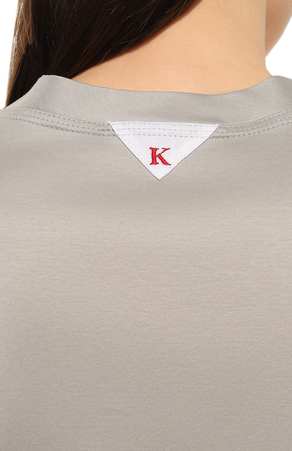 Хлопковая футболка KITON, арт. D53450H08051, фото 5