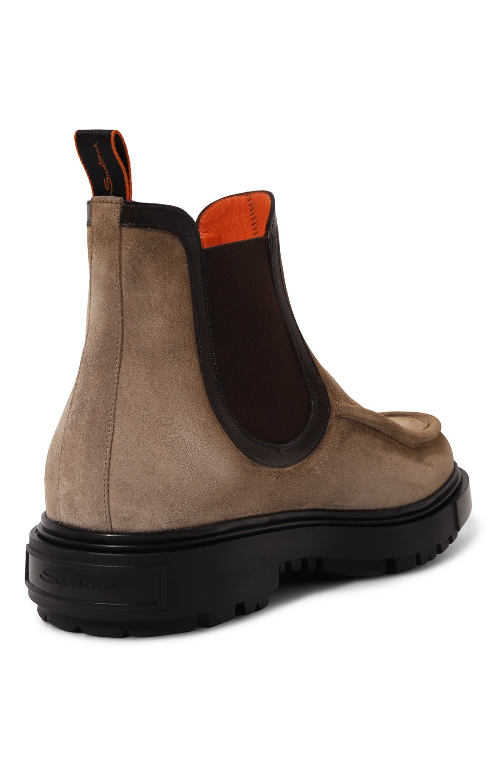 Замшевые челси stmoriz SANTONI, арт. MGSG18902NERBNBT, фото 5