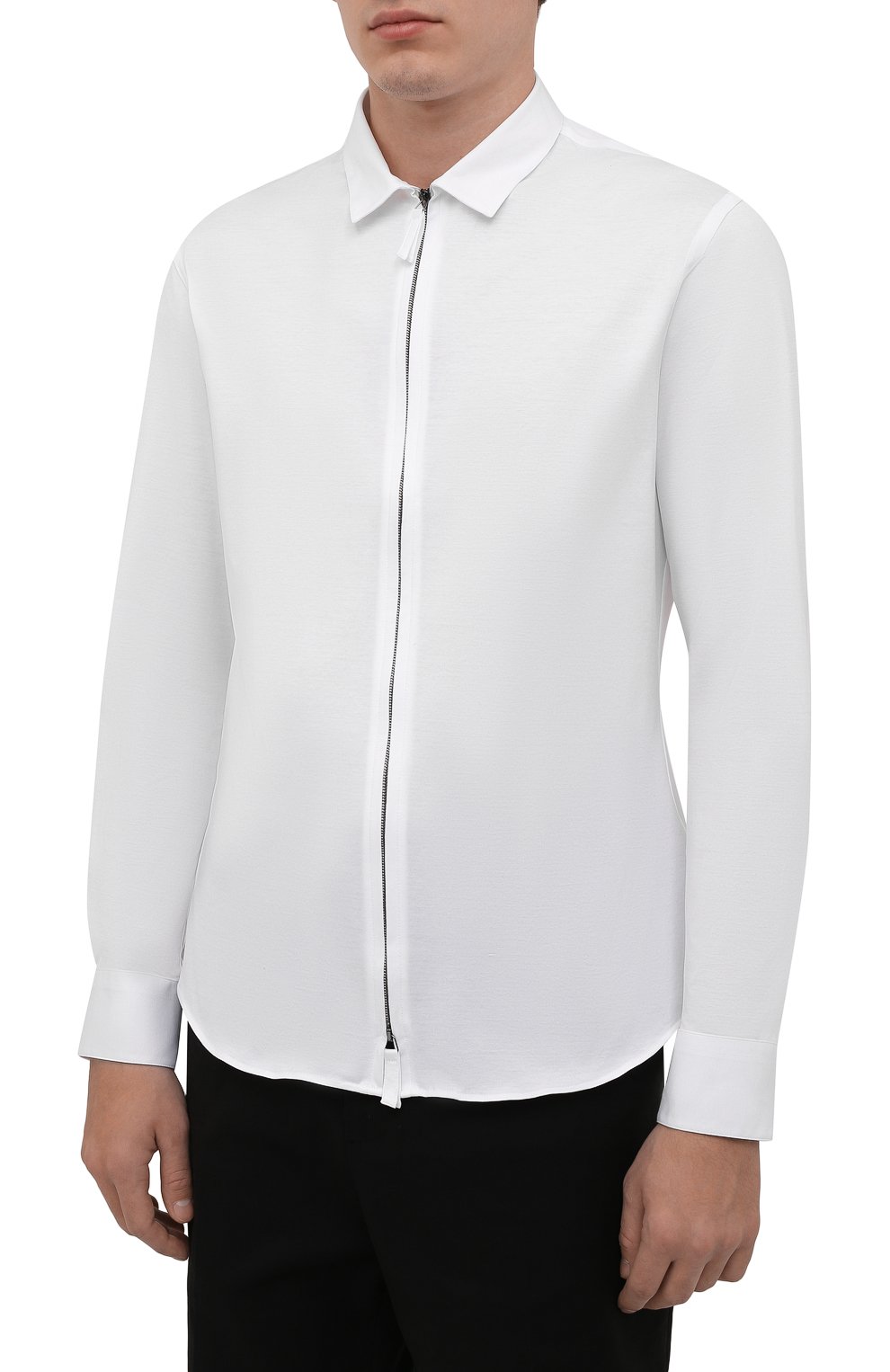 Хлопковая рубашка GIORGIO ARMANI, арт. 8WGCCZ5H/JZ071, фото 3