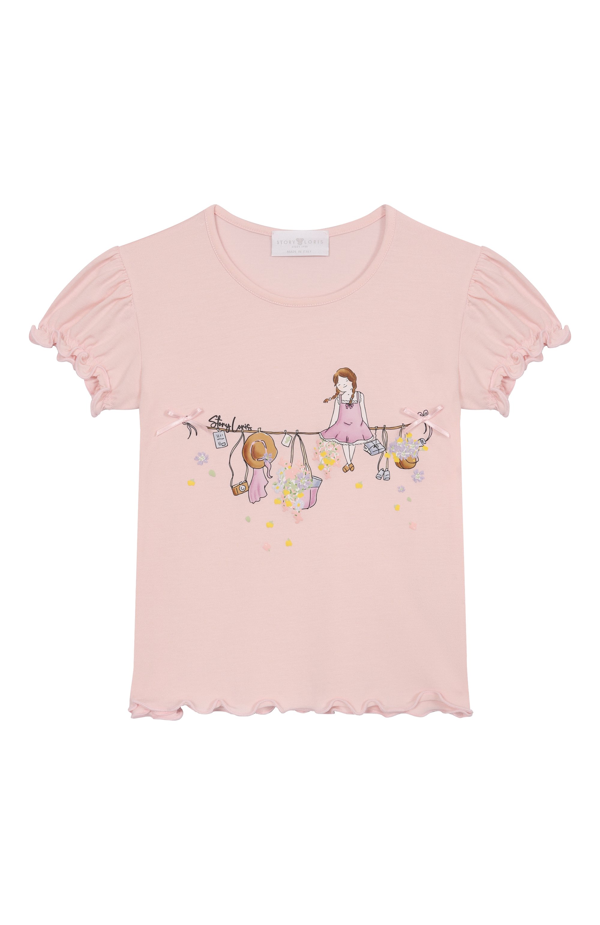 Пижама STORY LORIS светло-розового цвета по цене 14150 руб., арт. 26011/2-6, фото 2 Пижама STORY LORIS, арт. 26011/2-6, фото 2