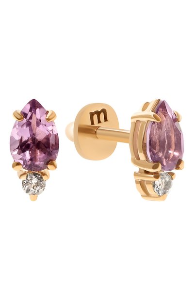 Серьги-пусеты с аметистом MOONKA, арт. ec-ser-amt, фото 1