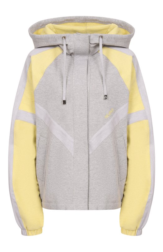 Хлопковая толстовка The Attico 260WCB00110/JJF007AA Серый 260WCB00110/JJF007AA