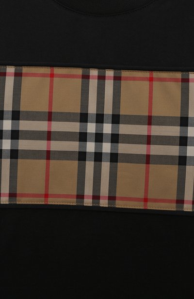 Хлопковая футболка BURBERRY, арт. 8064807, фото 3